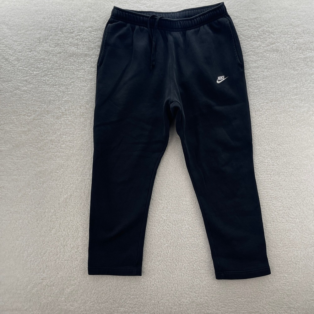 Nike Sweatpants Mens XL Black Sportswear Club Fleece Gym Comfort Sport Cozy